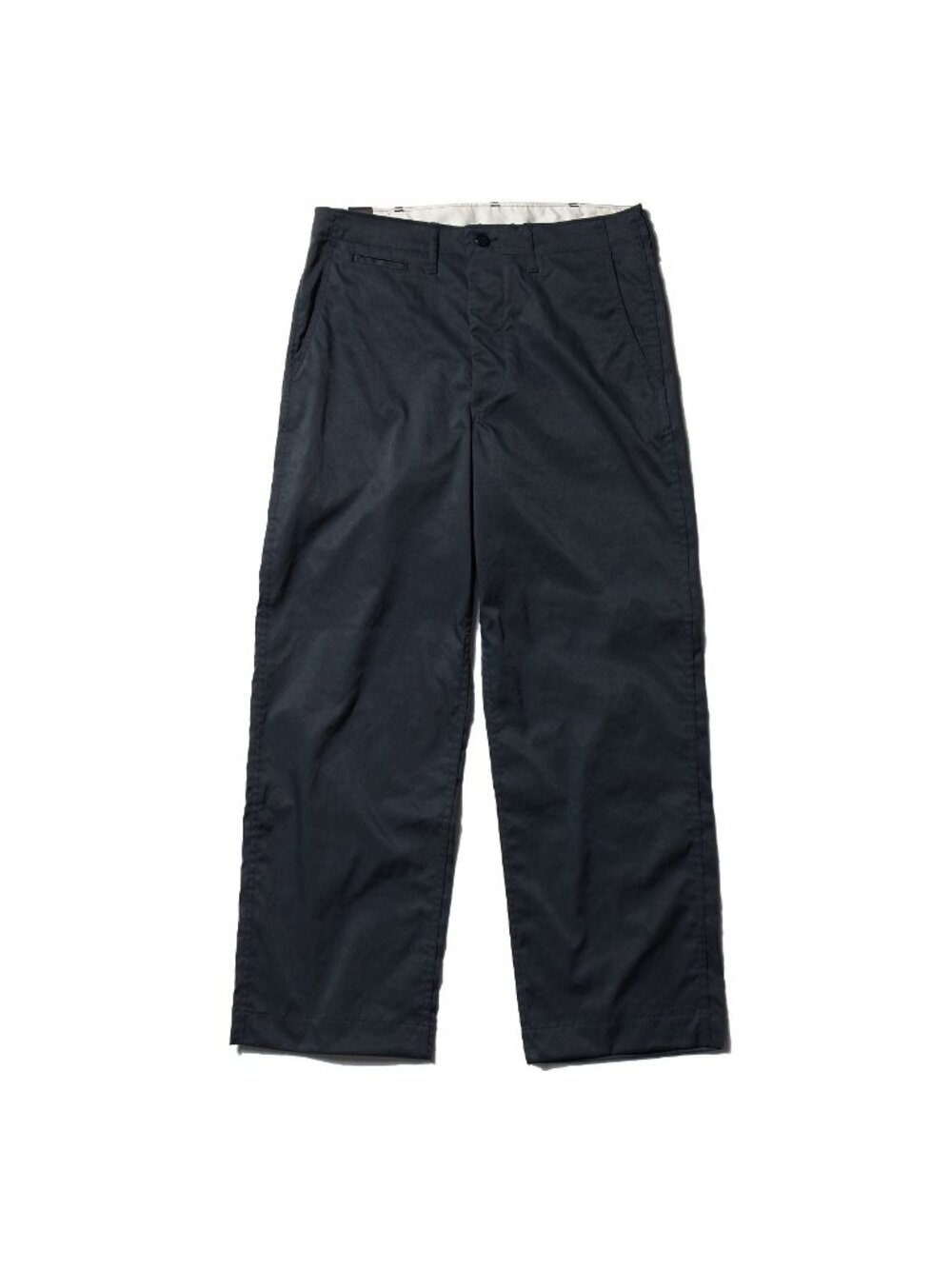 MISTER HOLLYWOOD N.HOOLYWOOD Wide-Leg Straight Chino Peg Pants 42 JP 34 US Navy